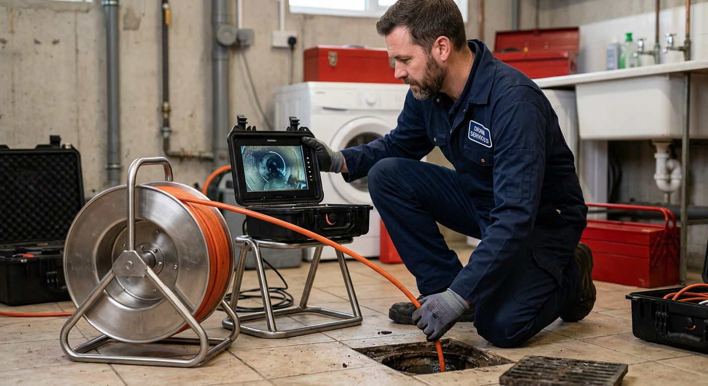 Inspection caméra endoscopique de canalisation à Lyon 3